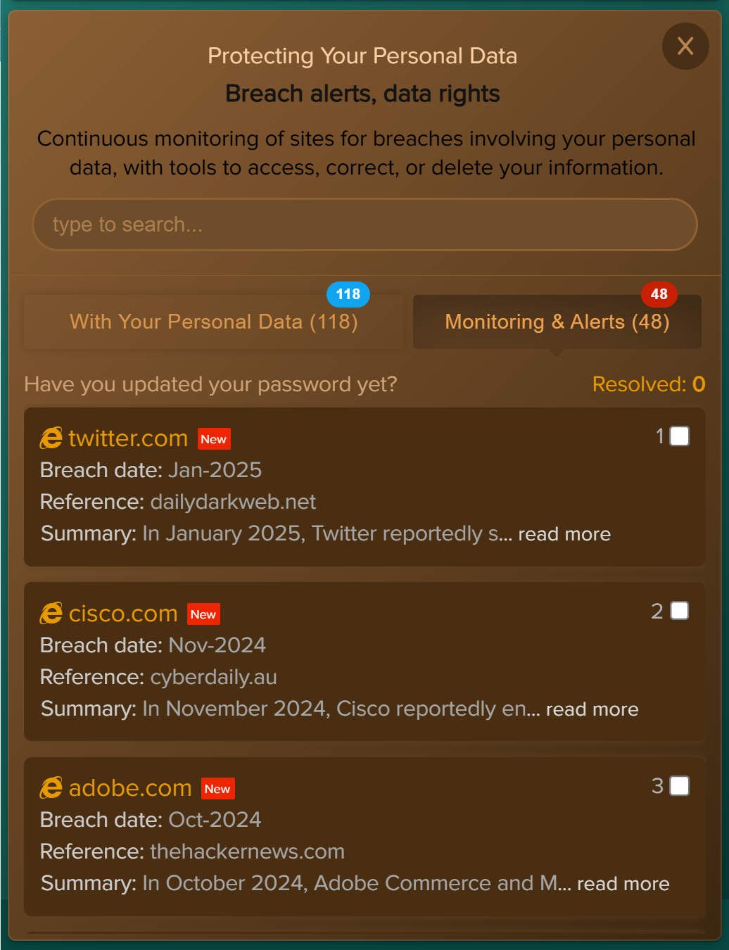 Personal Data Protection